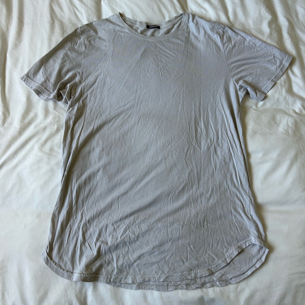 Talentless 100% Cotton Tee XL | Light Beige Short Sleeve